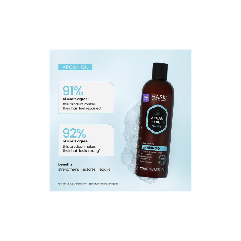 Hask Argan Oil Repairing Shampoo 355ml