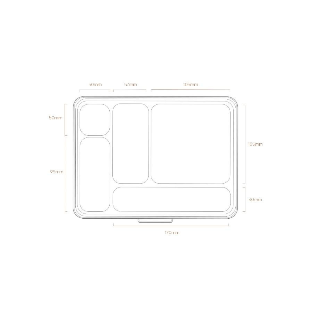 Nestling Stainless Steel Bento Box
