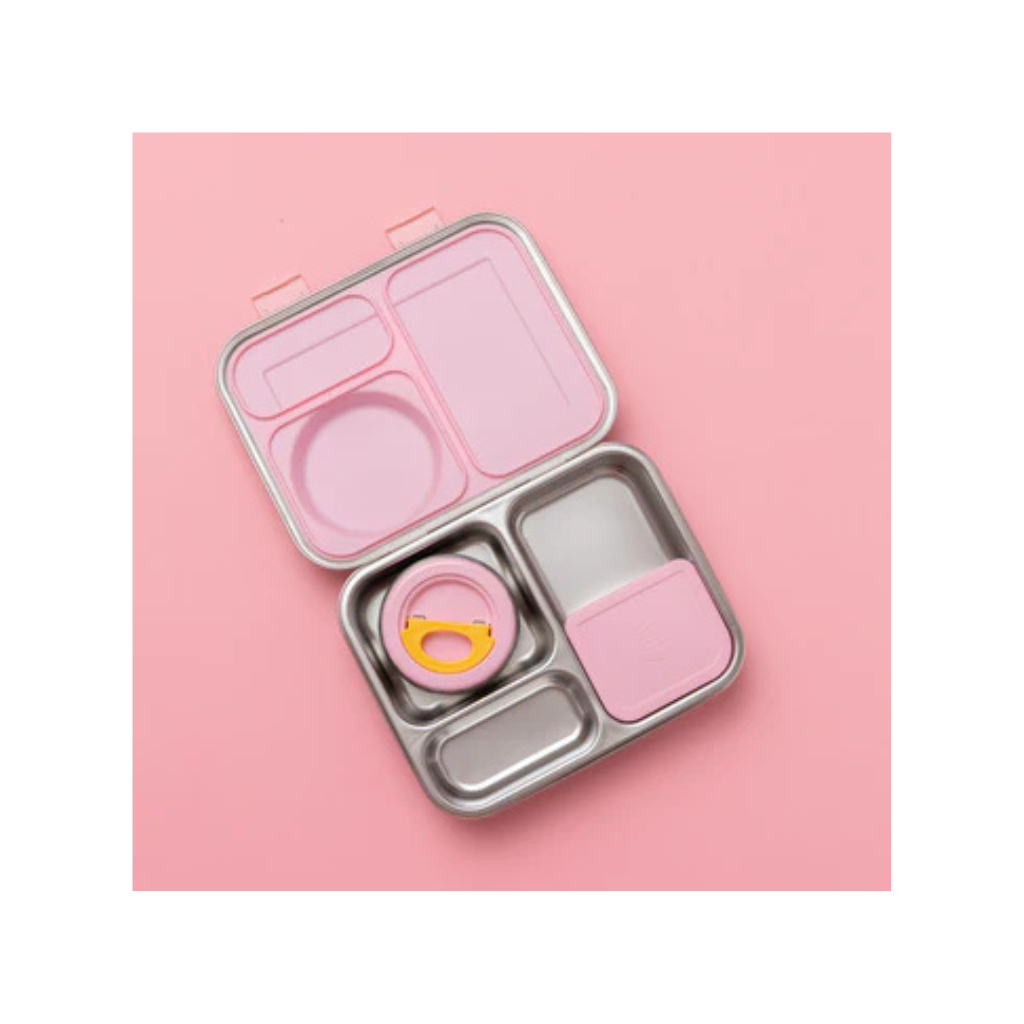 Nudie Rudie The Hot n Cold Hero Box Stainless Steel Lunchbox - Pink