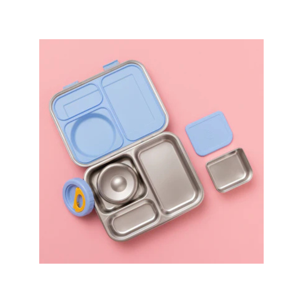 Nudie Rudie The Hot n Cold Hero Box Stainless Steel Lunchbox - Blue