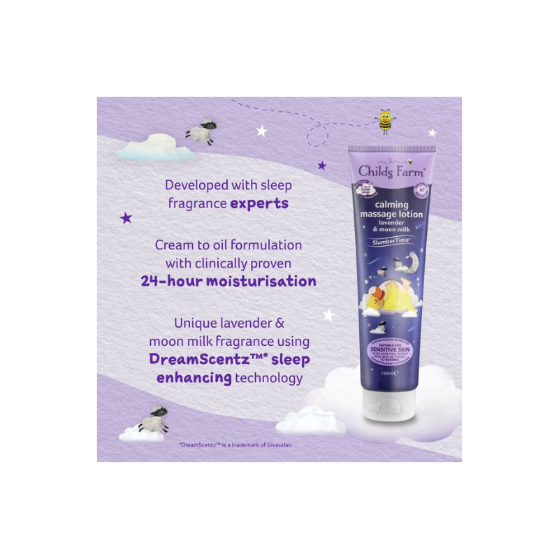Childs Farm Lavender & Moon Milk Calming Massage Lotion 150ml