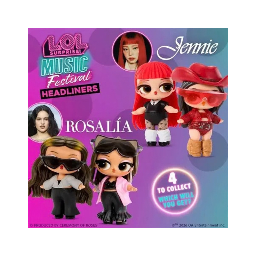 ZURU LOL Surprise Music Festival Headliners dolls Jennie and Rosalia tots