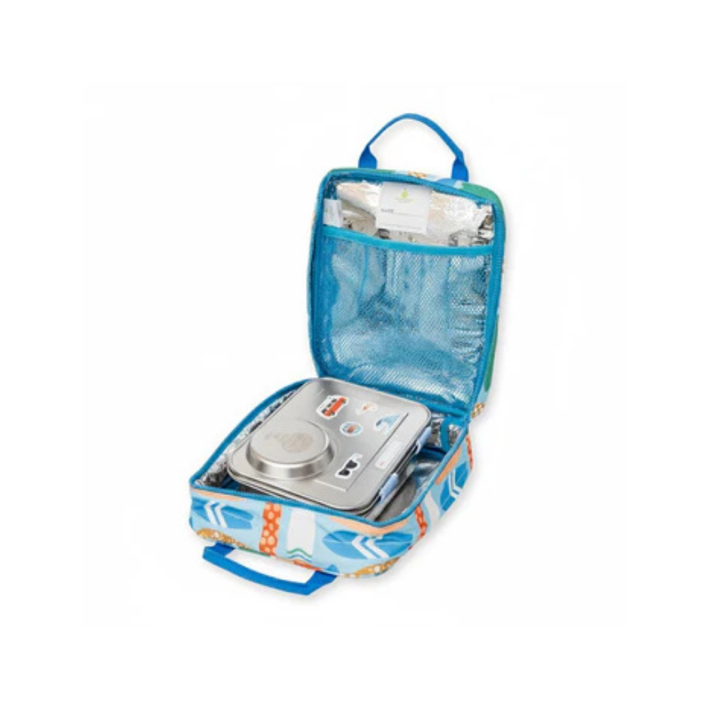 Nudie Rudie The Hot n Cold Hero Box Stainless Steel Lunchbox - Blue