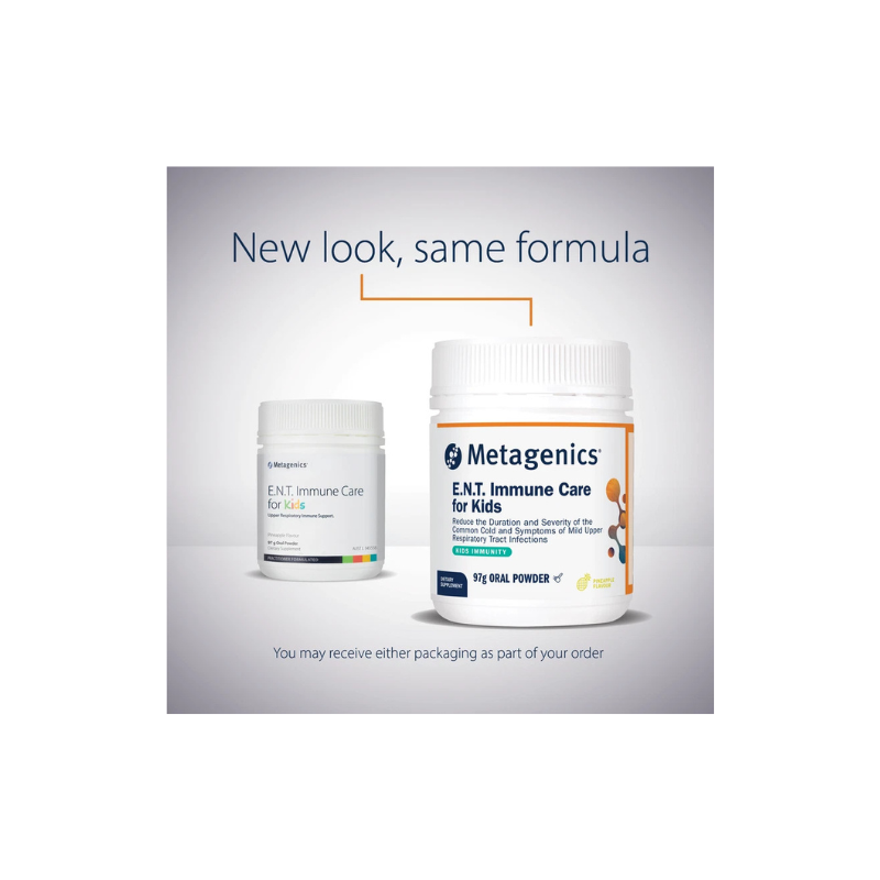 Metagenics E.N.T Immune Care for Kids Pineapple 97g Powder
