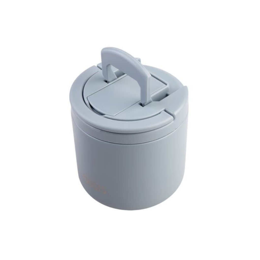 Oasis Lid & Fork Food Flask - 500ml Hazy Blue