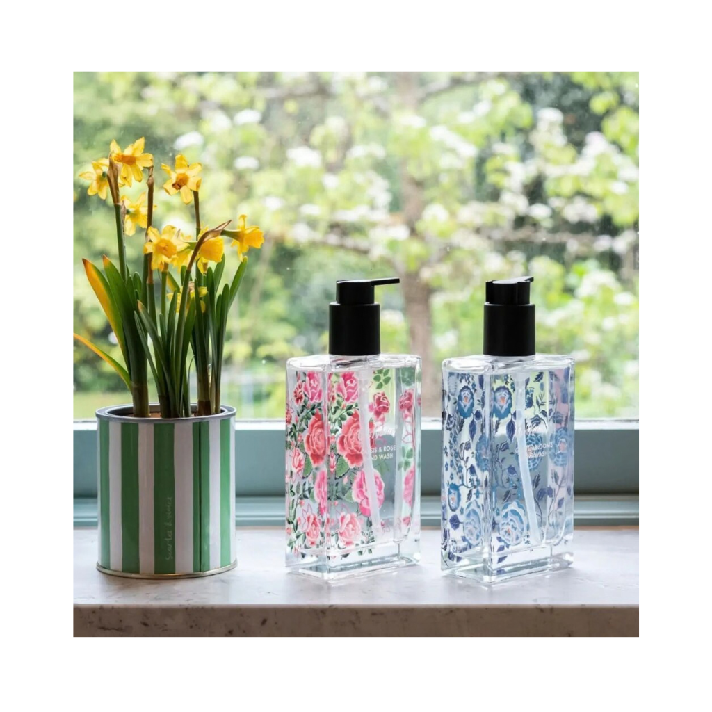 Heathcote & Ivory Cath Kidston Glass Bottle Hand Wash 300ml - Cassis & Rose