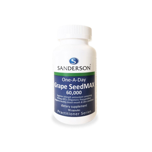 Sanderson One-A-day Grape SeedMAX 60,000 90 Capsules