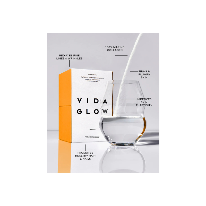 Vida Glow Natural Marine Collagen Sachets - Mango