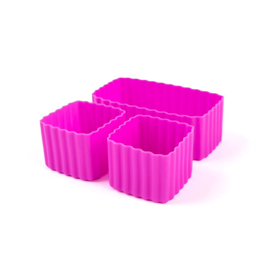 Montiico Feast Bento Cups 3pcs - Fuchsia