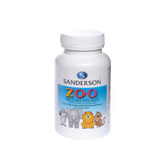 Sanderson Zoo Kids Multi Assorted Flavours Chewable 90 Tablets