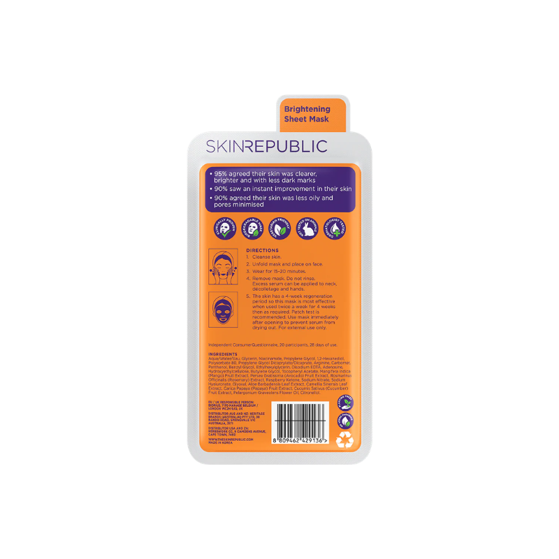 Skin Republic Niacinamide Sheet Mask 25ml