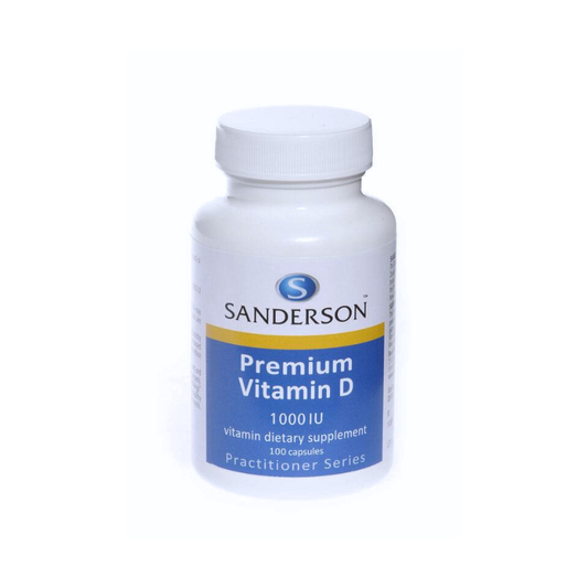 Sanderson Vitamin D3 1,000IU Soy Free 100 Capsules