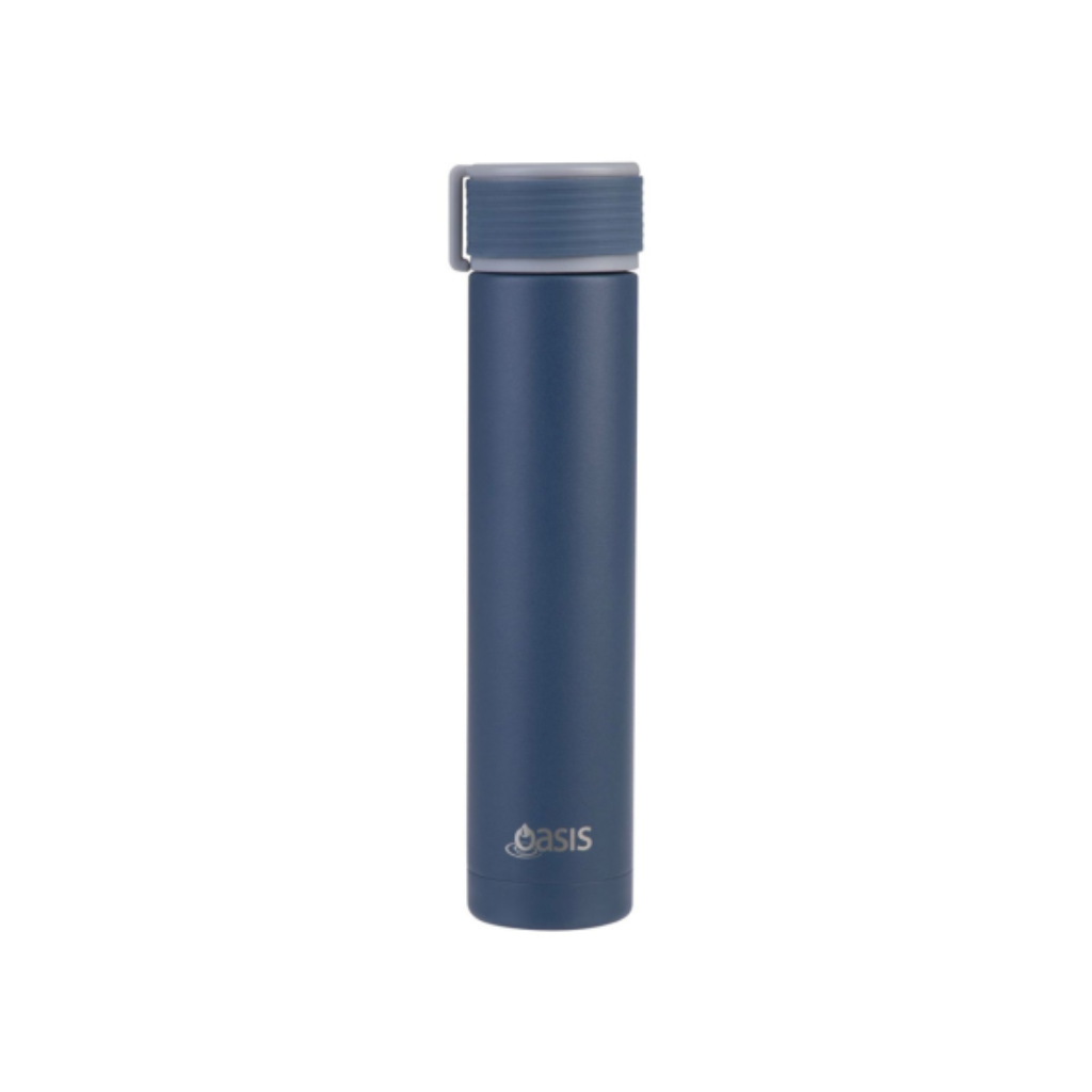 Oasis Skinny Mini Drink Bottle - 250ml Indigo