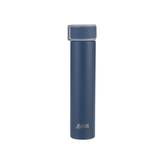 Oasis Skinny Mini Drink Bottle - 250ml Indigo