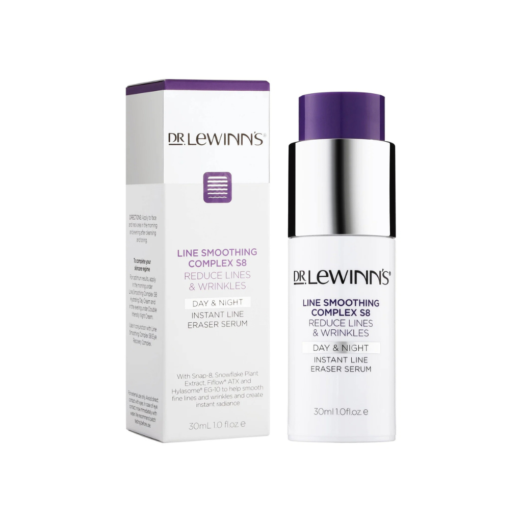 Dr. Lewinn's Line Smoothing Complex S8 Reduce Lines & Wrinkles Day & Night Instant Line Eraser Serum 30ml