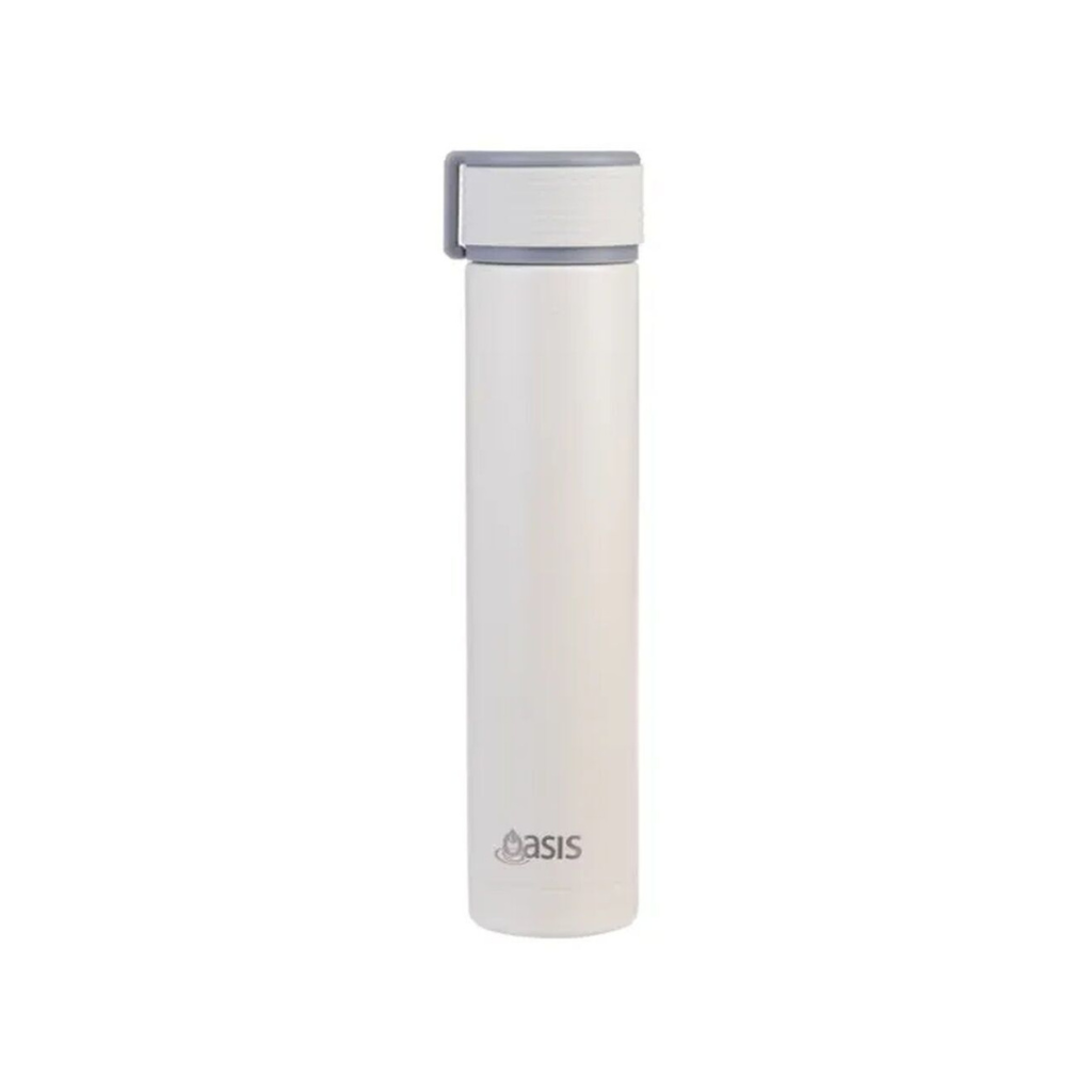 Oasis Skinny Mini Drink Bottle - 250ml Alabaster
