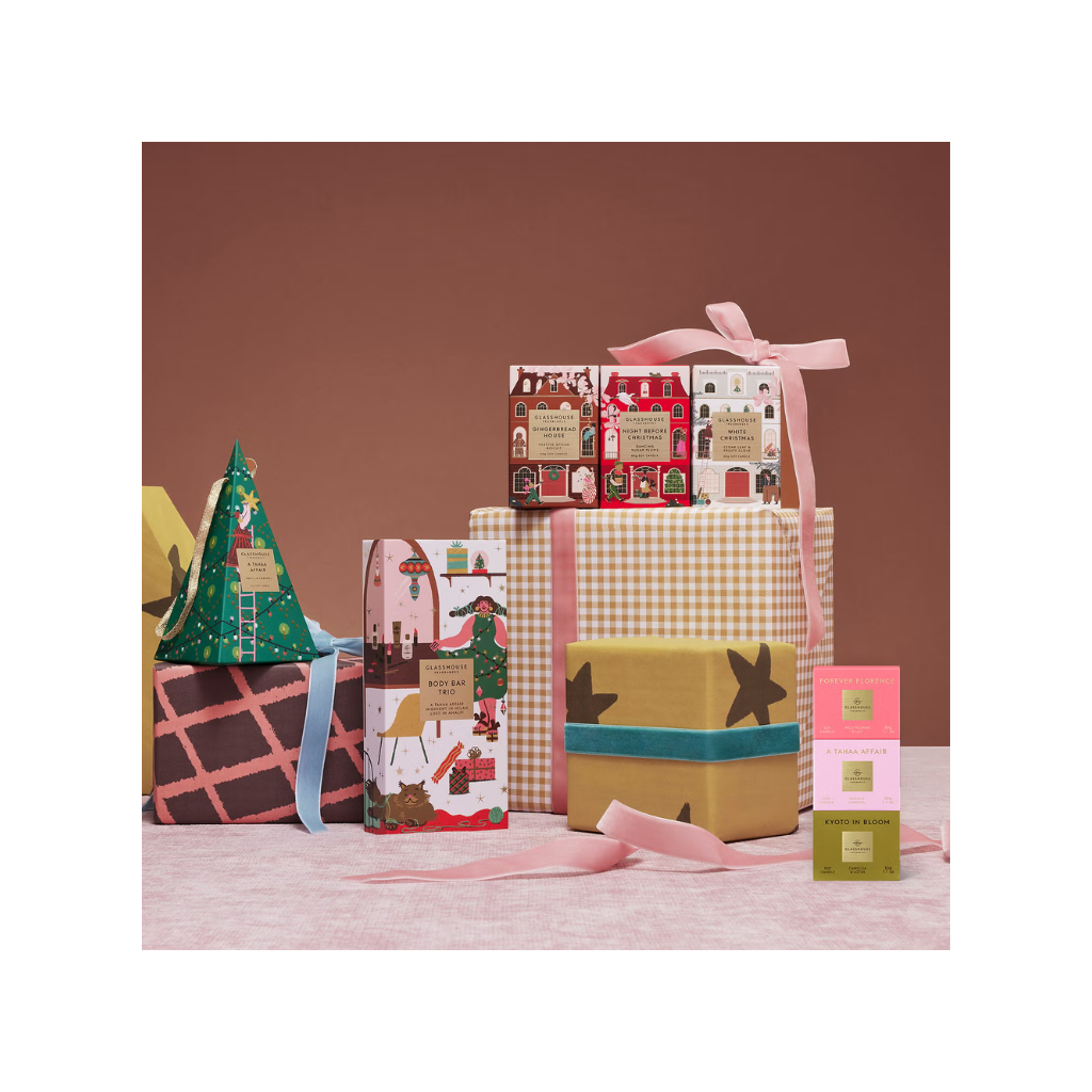Glasshouse Fragrances Christmas - Most Coveted Trio 30g (Florever Floence, A Tahaa Affair, Kyoto in Bloom)