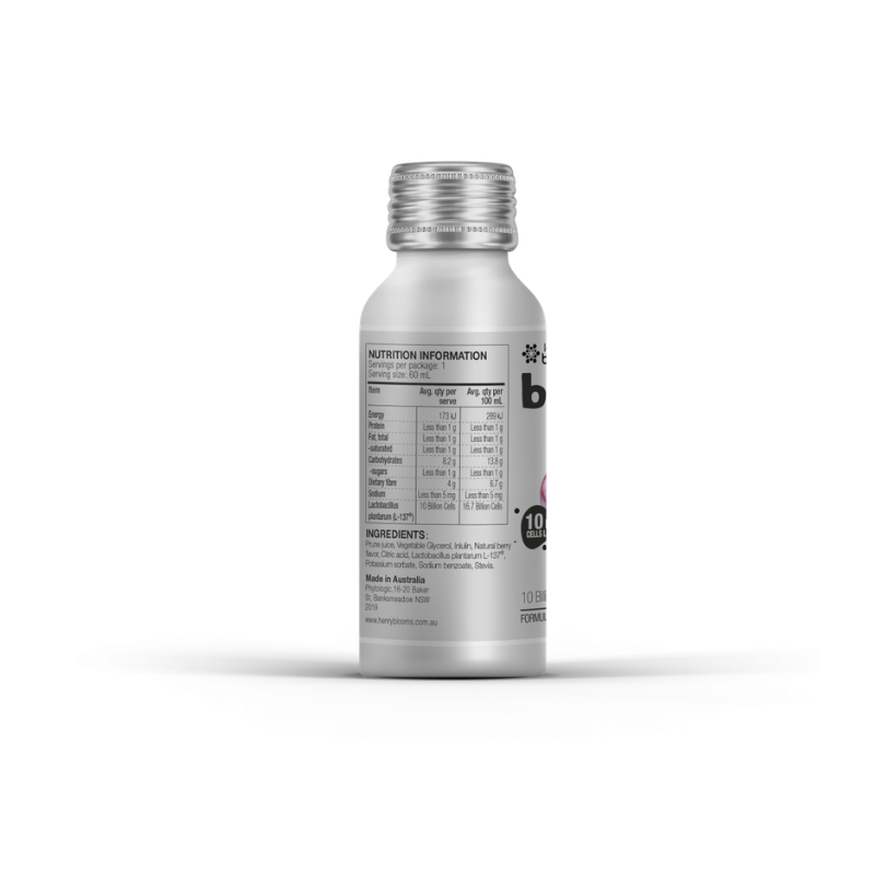 BellyMe Instant Lax Prune + Inulin 60 mL（Natural Berry Flavour）