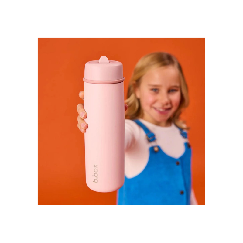 B.Box Insulated Flip Top Bottle Blush Crush 690ml