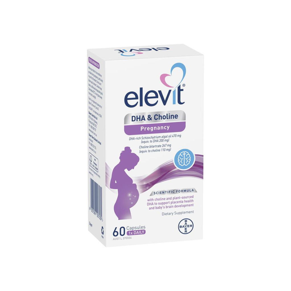 Elevit DHA + Choline Pregnancy 60 Capsules