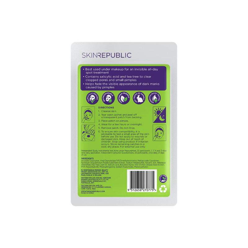 Skin Republic Spot Clear Salicylic Acid Patch 48 Pack