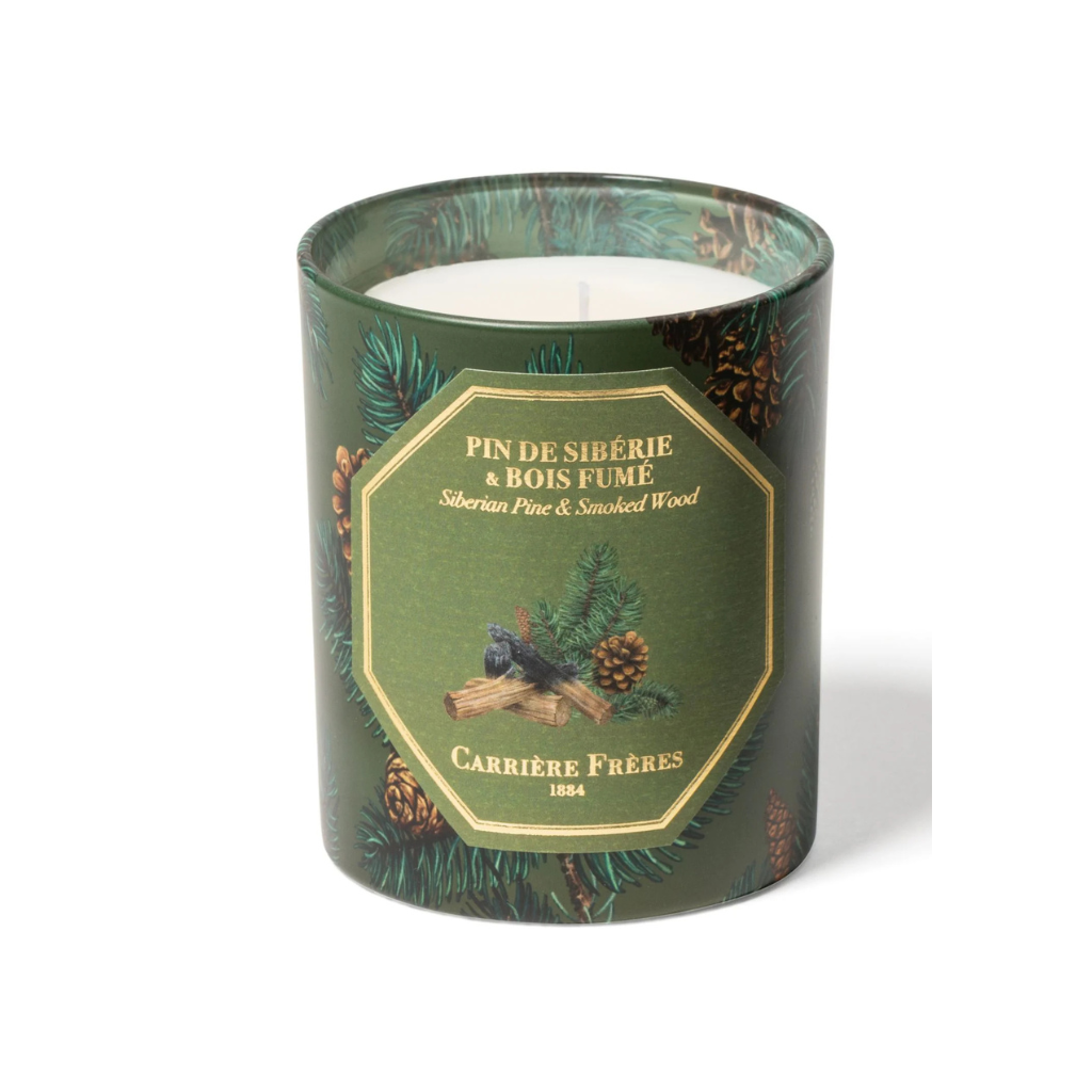 Carrière Frères Christmas Edition Siberian Pine & Smoked Wood Scented Candle