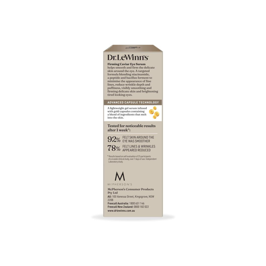 Dr. Lewinns Line Smoothing Complex S8 Intensive Action Caviar Eye Serum 15ml