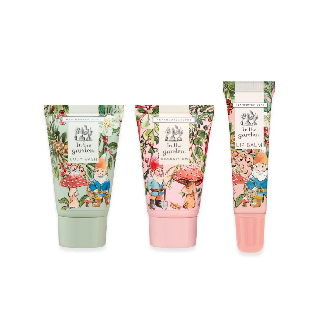 Heathcote & Ivory In The Garden Gnome Soothe & Scrub Set