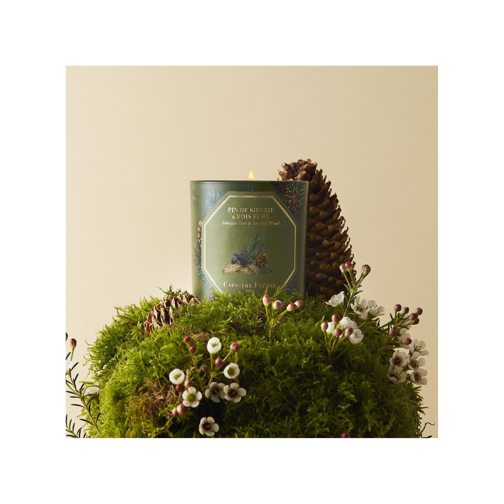 Carrière Frères Christmas Edition Siberian Pine & Smoked Wood Scented Candle