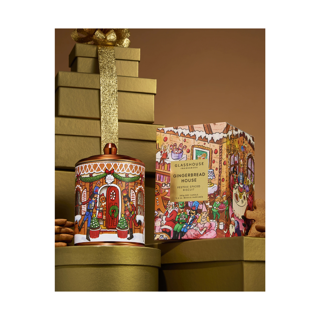 Glasshouse Gingerbread House Festive Spiced Biscuit 380g