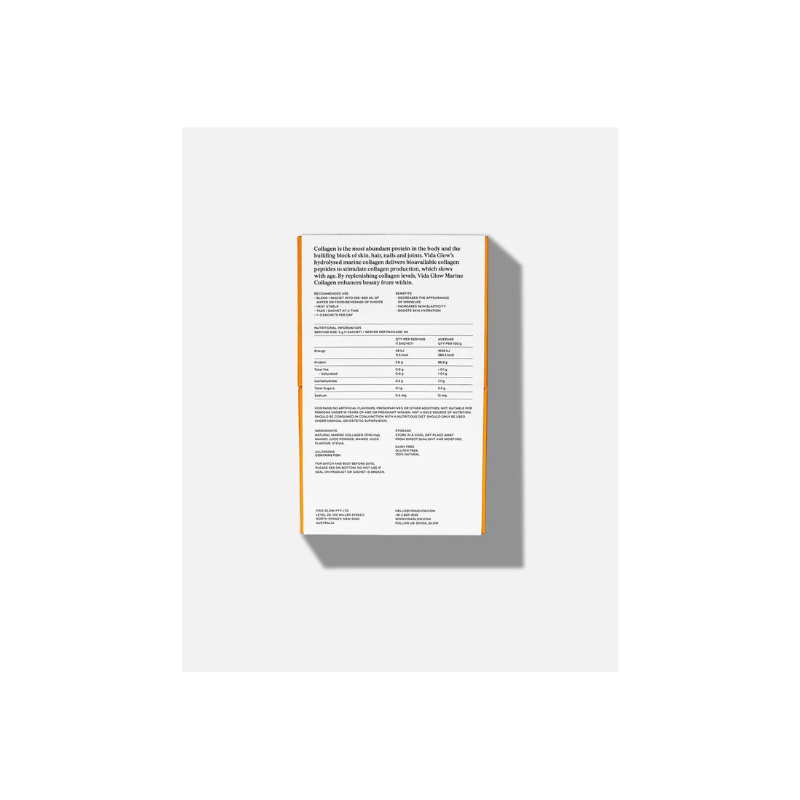 Vida Glow Natural Marine Collagen Sachets - Mango