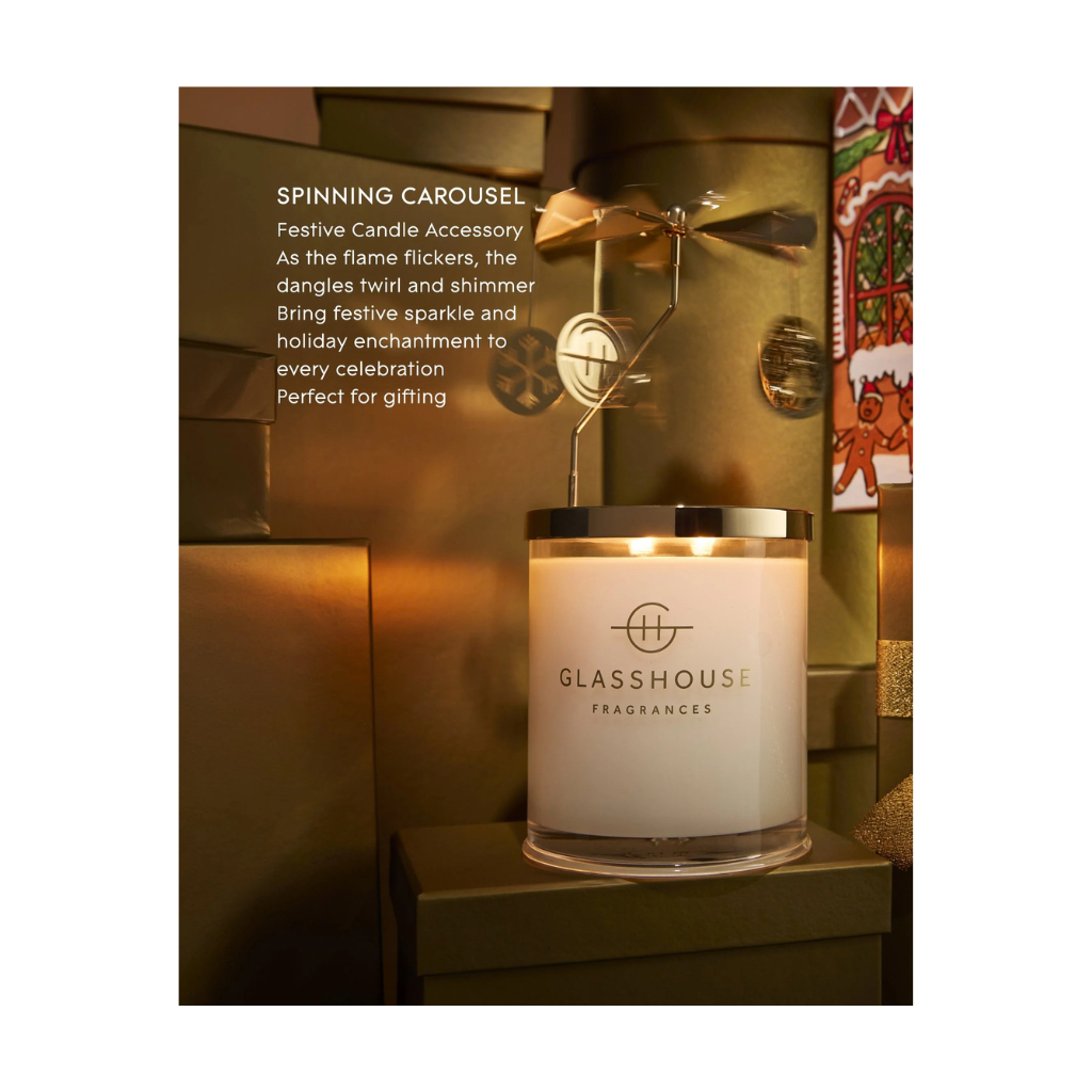 Glasshouse Christmas Spinning Carousel