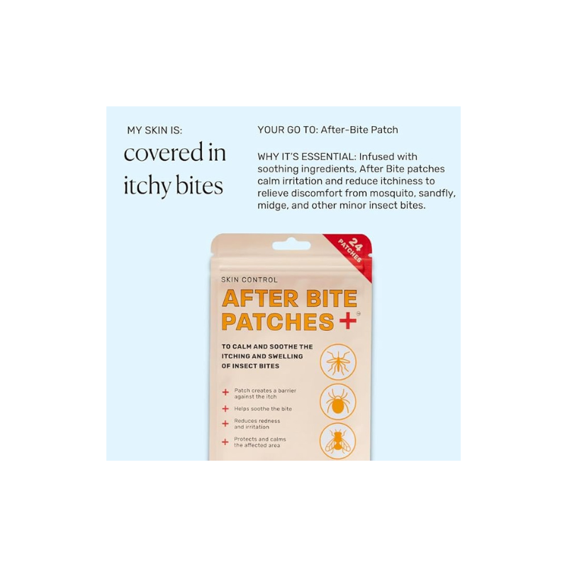 Skin Control After Bite Patches 24 Pack