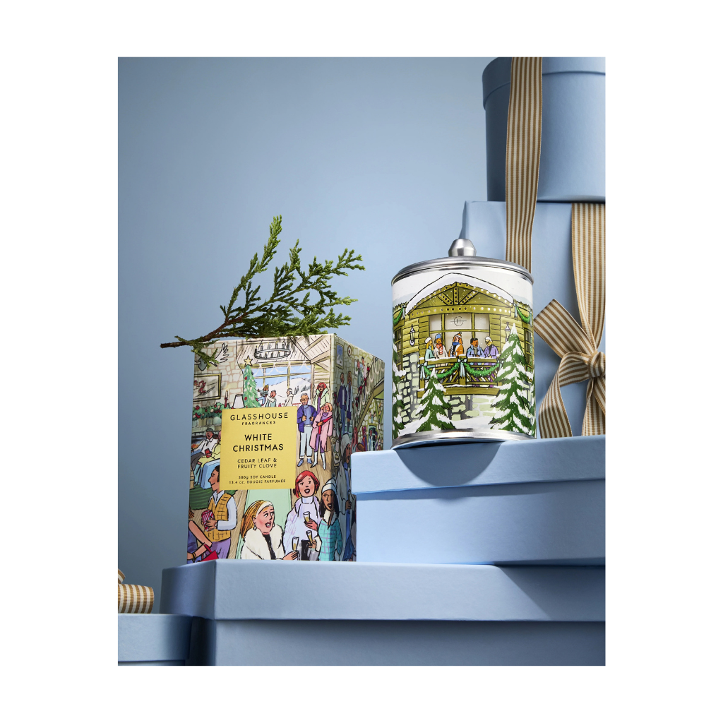 Glasshouse White Christmas Cedar Leaf & Fruity Clove