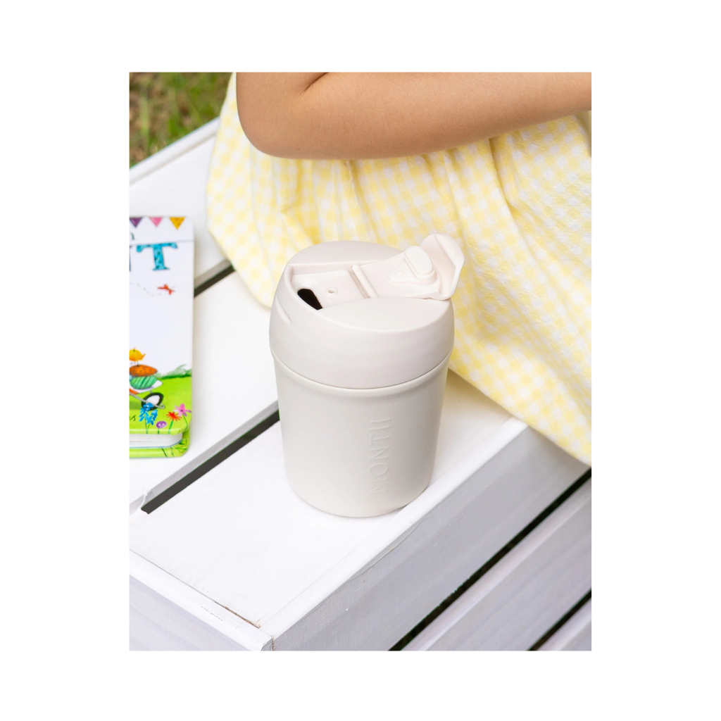 Montiico 260ml Travel Coffee Cup - Cream