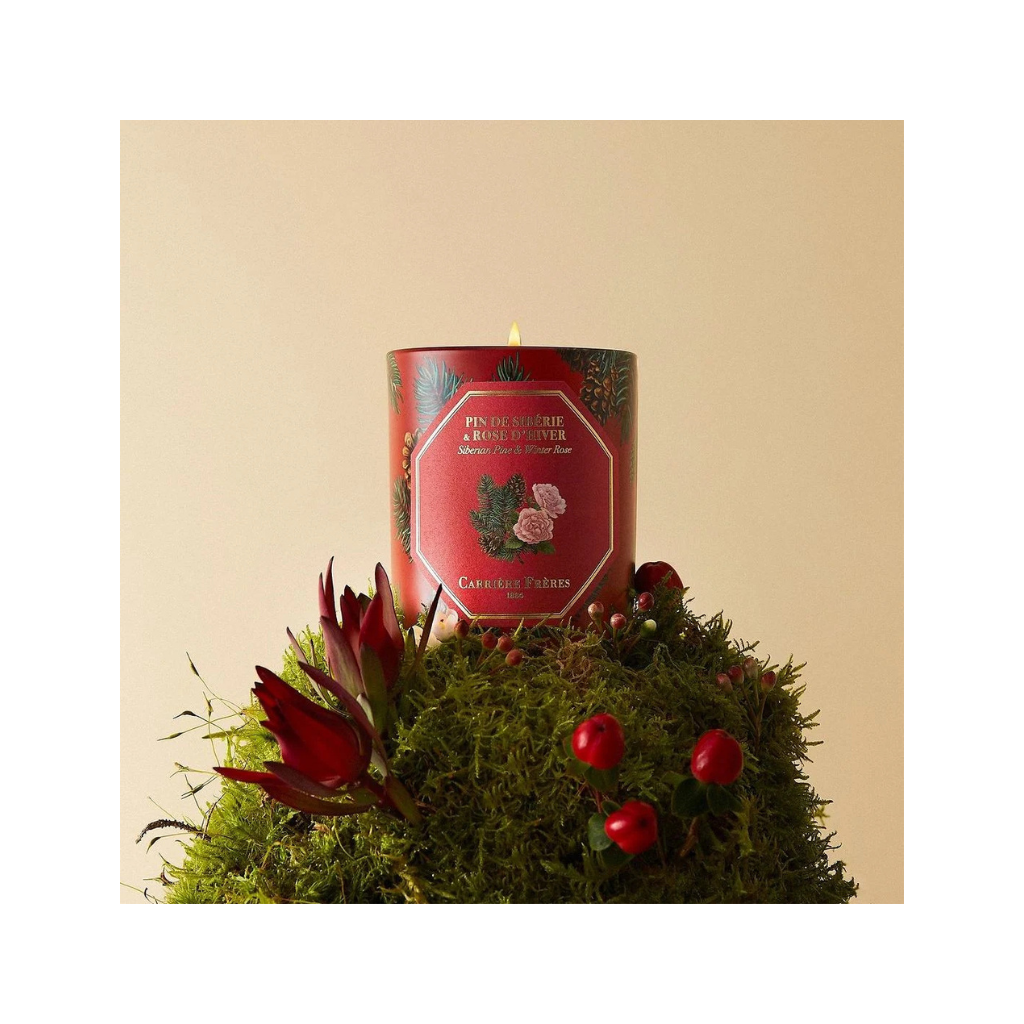Carrière Frères Christmas Edition Siberian Pine & Winter Rose Candle