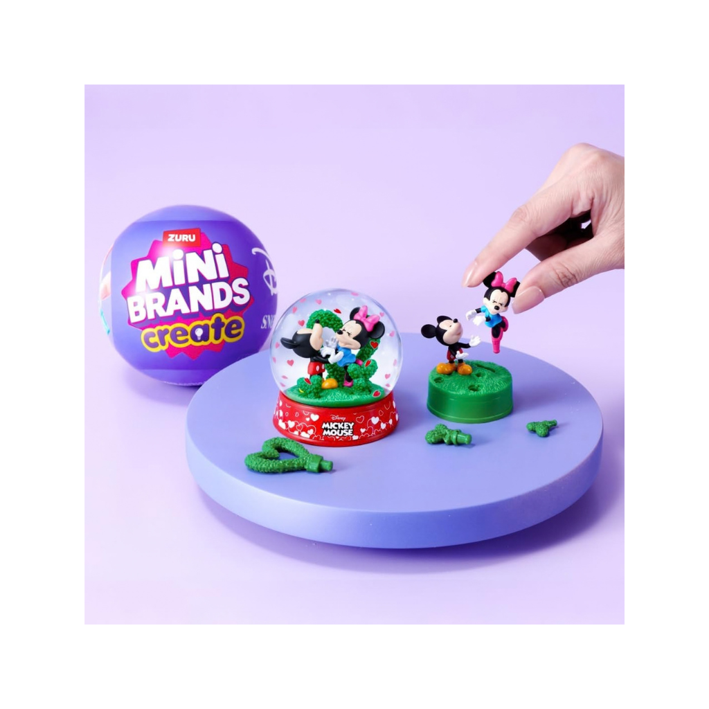 ZURU Mini Brands Create Disney Snow Globe Series 1 Capsule - Assorted