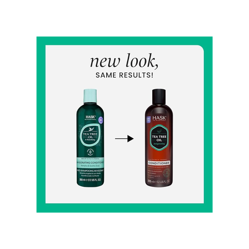 Hask Tea Tree Oil & Rosemary Invigorating Conditioner 355ml