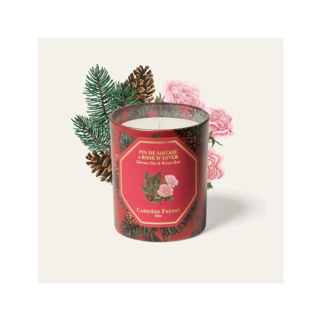 Carrière Frères Christmas Edition Siberian Pine & Winter Rose Candle