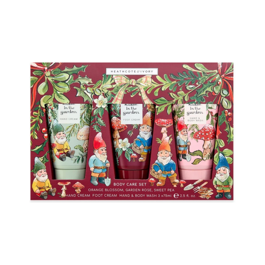 Heathcote & Ivory In The Garden Gnomes Body Care Set