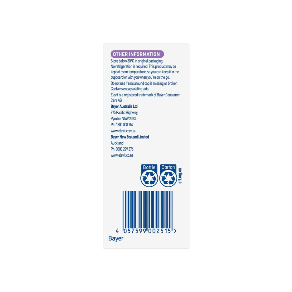 Elevit Probiotics 30 Capsules