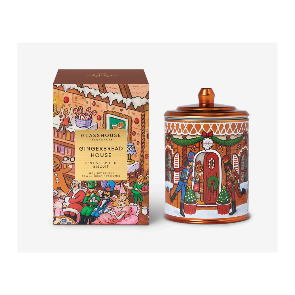 Glasshouse Gingerbread House Festive Spiced Biscuit 380g