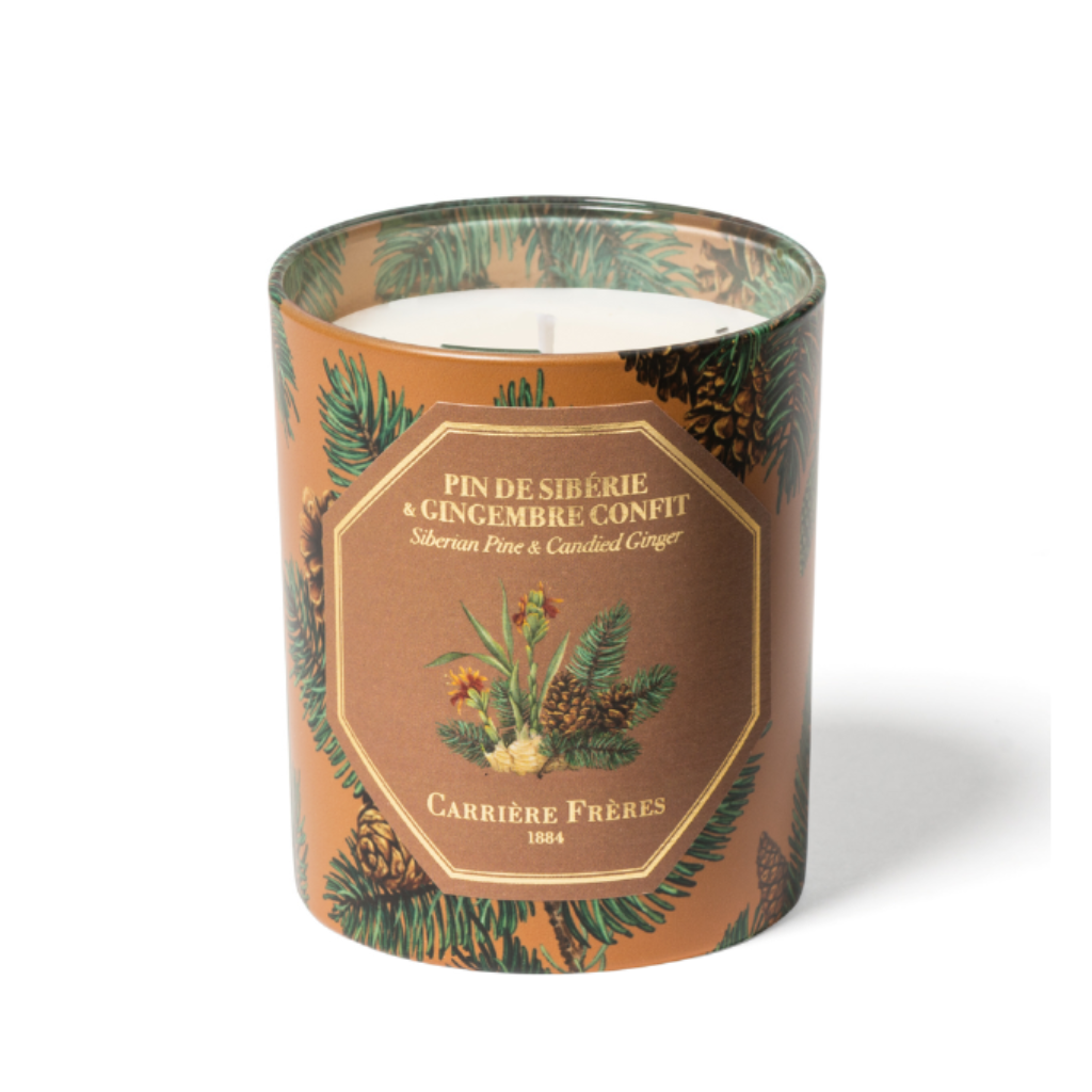 Carrière Frères Christmas Edition Siberian Pine & Candied Ginger Scented Candle