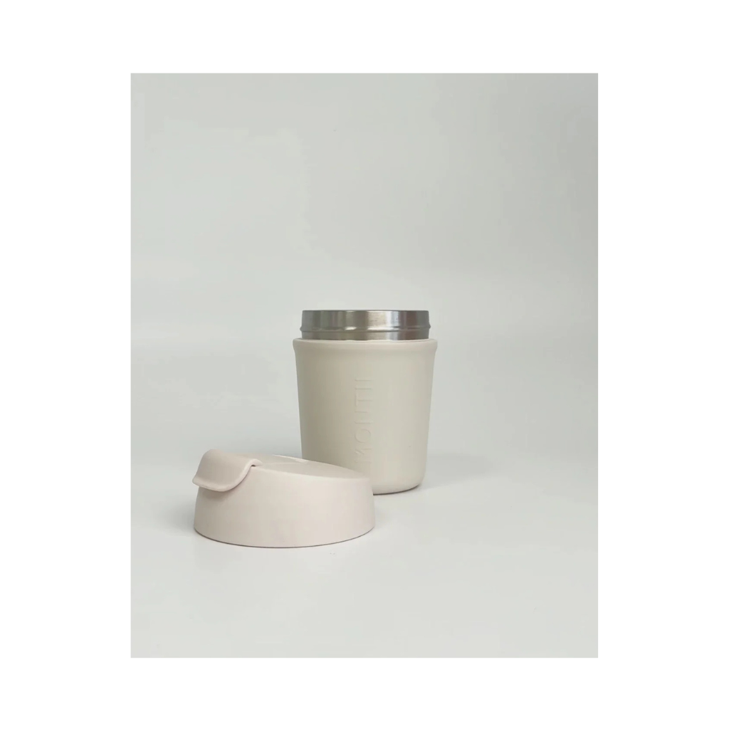 Montiico 260ml Travel Coffee Cup - Cream