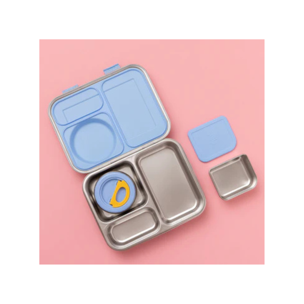 Nudie Rudie The Hot n Cold Hero Box Stainless Steel Lunchbox - Blue