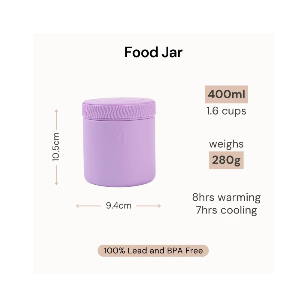 Montiico Insulated Food Jar 400ml - Navy
