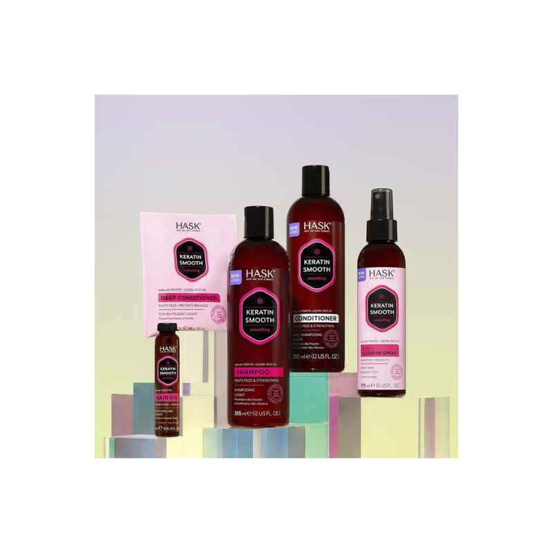 Hask Keratin Oil Smoothing Shine Oil 18ml