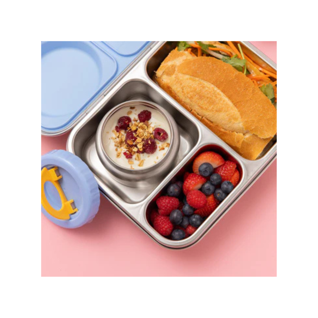 Nudie Rudie The Hot n Cold Hero Box Stainless Steel Lunchbox - Blue