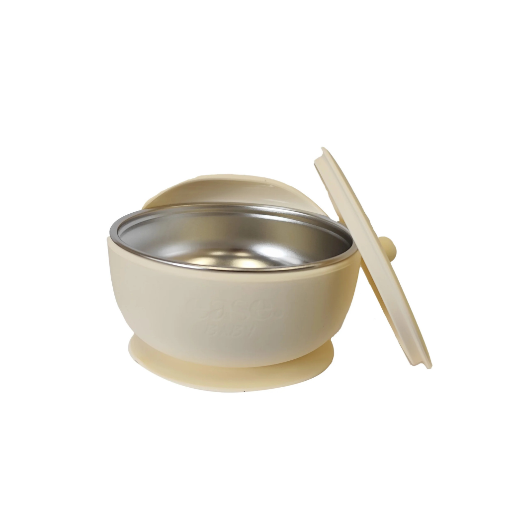 Ease.Baby Stainless Steel Suction Bowl with Lid