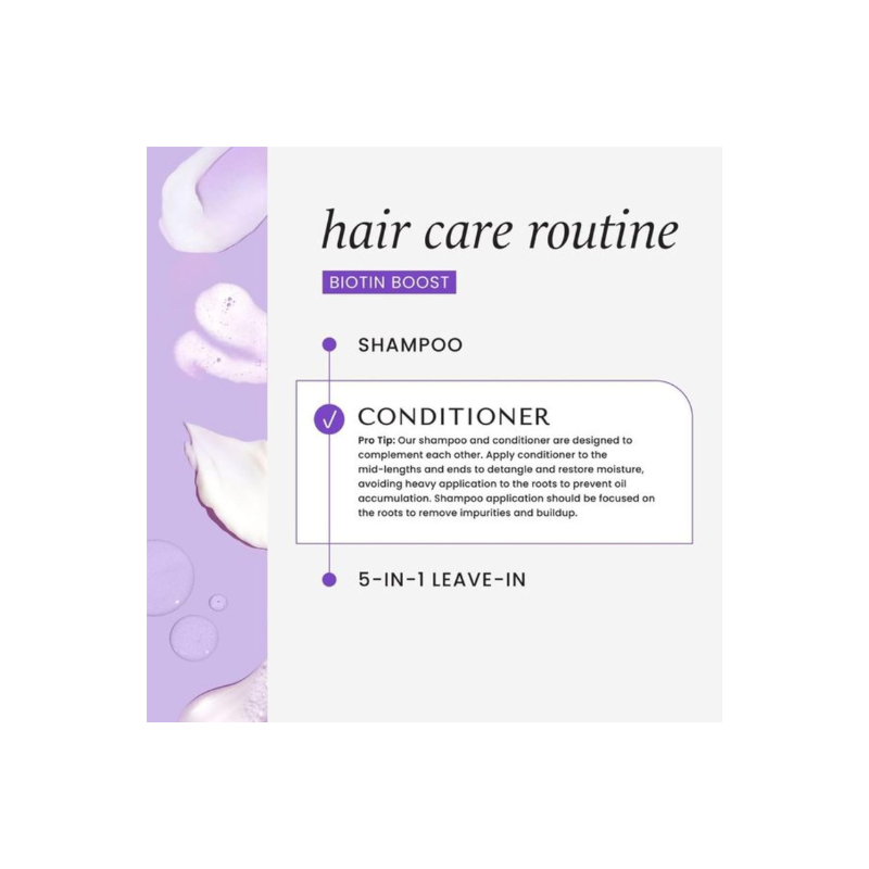 Hask Biotin Boost Conditioner 355ml